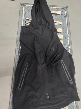 Under Armour Black Hooded Zip-Up Jacket
